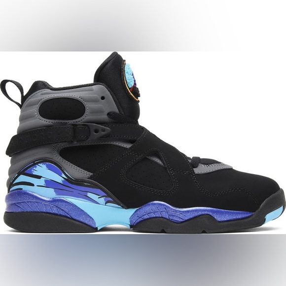 NIB ✨ Nike Air Jordan 8 Retro ‘Aqua’ GS | Size 6.5y 8w - Picture 2 of 12